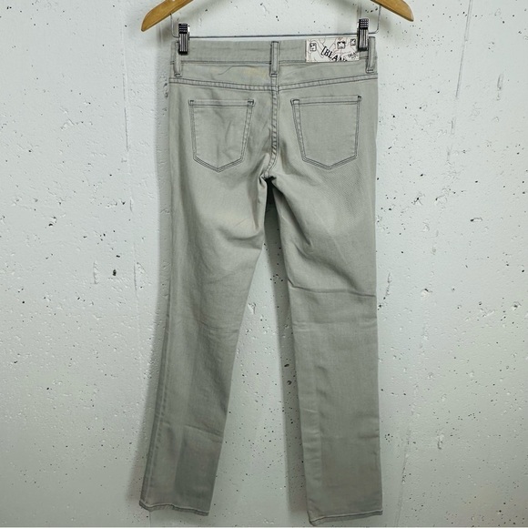 Blank NYC Size 25 x 32.5 Gray Straight Leg  Stretch Jeans - Picture 4 of 10